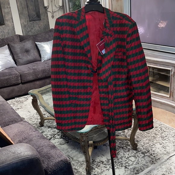 Holiday blazer and matching tie!!!!! NEW!!!!! - Picture 3 of 4